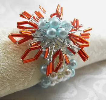 pearl flower with glass beaded napkin ring, wedding plastic decoration napkin holder
pearl flower with glass beaded napkin ring, wedding plastic decoration napkin holder