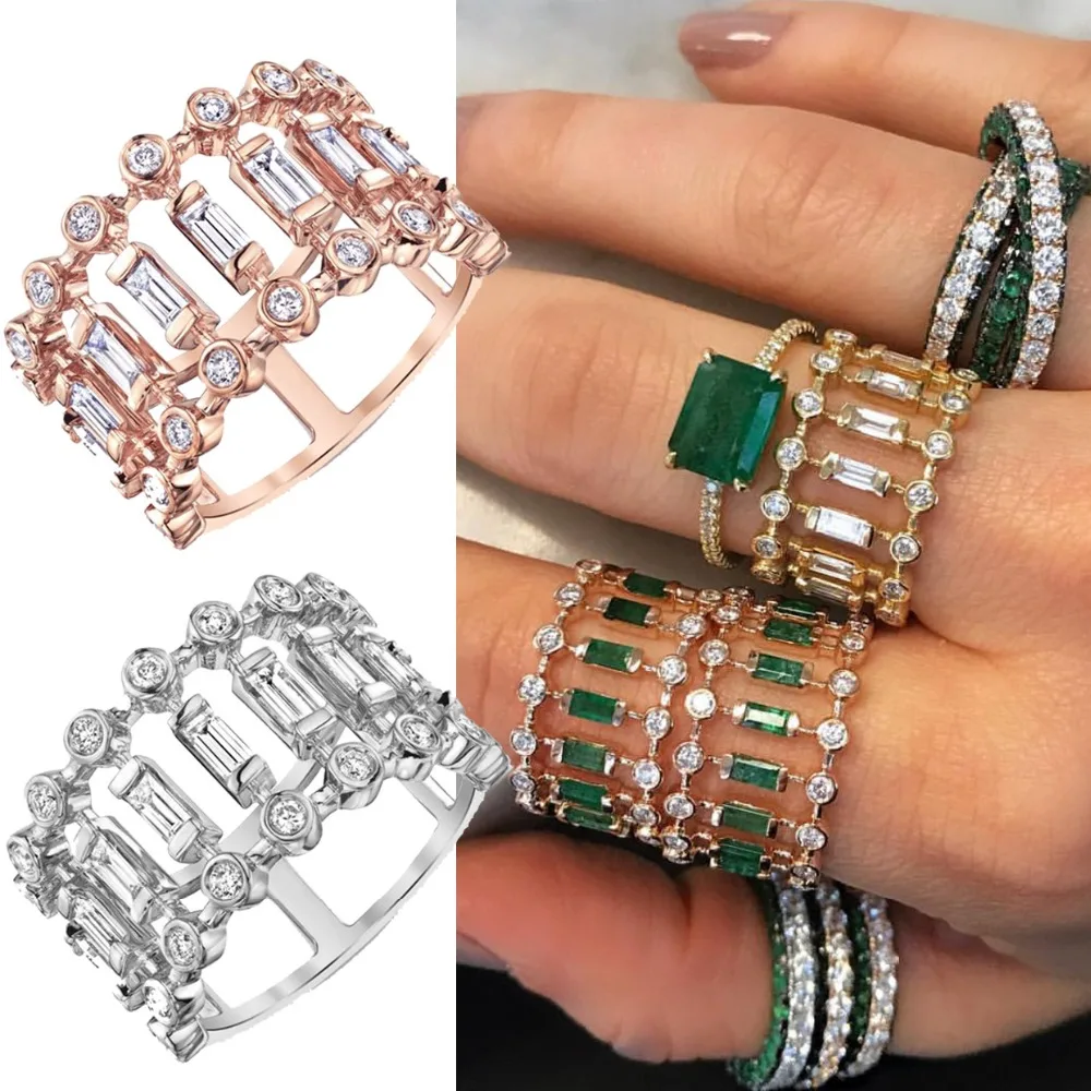 Kellybola Luxury Stackable Chic Rings For Women Wedding Zircon 925 Sterling Silver Engagement Dubai Bridal Statement Finger Ring
Kellybola Luxury Stackable Chic Rings For Women Wedding Zircon 925 Sterling Silver Engagement Dubai Bridal Statement Finger Ring