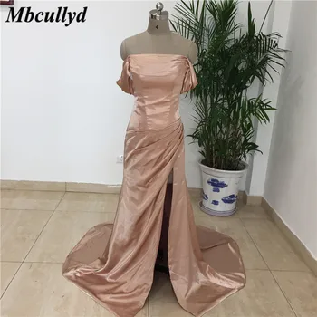 Mbcullyd Side Split Bridesmaid Dresses For Women 2019 Boat Neck Off Shoulder Mermaid Long Prom Party Gowns vestidos de fiesta
Mbcullyd Side Split Bridesmaid Dresses For Women 2019 Boat Neck Off Shoulder Mermaid Long Prom Party Gowns vestidos de fiesta