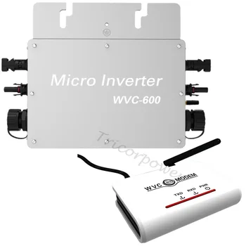 

600W Soalr Inverter WVC600 Converters Solar Micro power inverter PV Inverter with 2M AC Cable