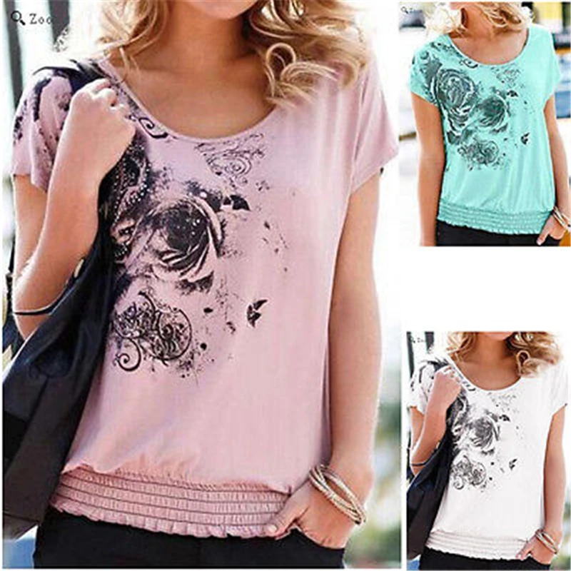 2016 New Arrival Fashion Women Summer Loose Top Short Sleeve Ladies Casual Tops T-Shirt
2016 New Arrival Fashion Women Summer Loose Top Short Sleeve Ladies Casual Tops T-Shirt