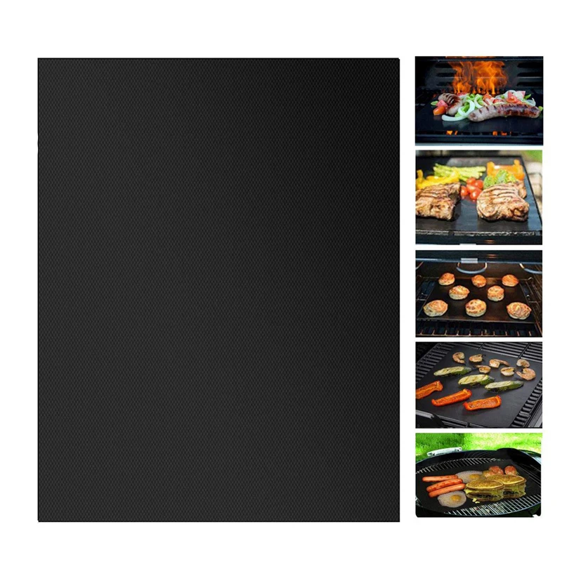 Nonstick BBQ Grill Mat Reusable Teflon Grill Mat Pad BBQ Oven Baking Liners Cooking Sheet Outdoor Barbecue Grill Mats BBQ Tools
Nonstick BBQ Grill Mat Reusable Teflon Grill Mat Pad BBQ Oven Baking Liners Cooking Sheet Outdoor Barbecue Grill Mats BBQ Tools
