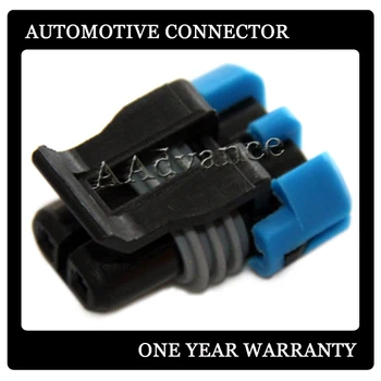 Metri-Pack 150 2 pin female Sealed Connector with blue clips 12052641
Metri-Pack 150 2 pin female Sealed Connector with blue clips 12052641