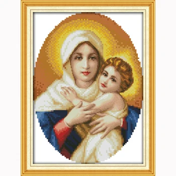Virgin and Child son religion Needlework,DIY DMC Cross Stitch,Sets For Counted Embroidery kits Accurately Printed House decor
Virgin and Child son religion Needlework,DIY DMC Cross Stitch,Sets For Counted Embroidery kits Accurately Printed House decor