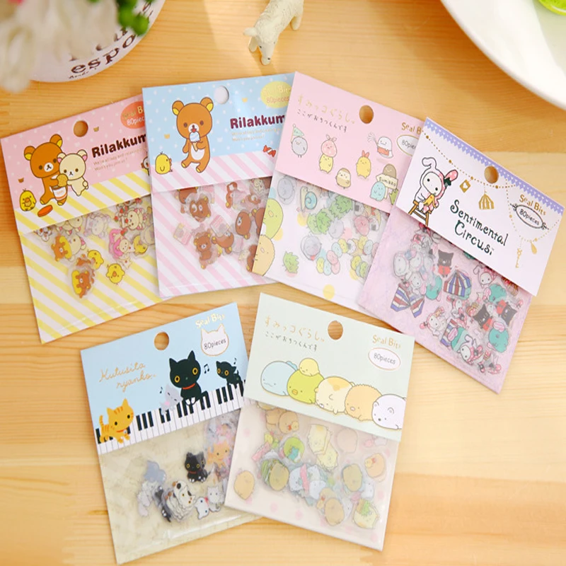 240 PCS/lot Bio corner easily bear easily bear sticker pack sticker a children's stationery kit DIY decorative stickers notebook
240 PCS/lot Bio corner easily bear easily bear sticker pack sticker a children's stationery kit DIY decorative stickers notebook