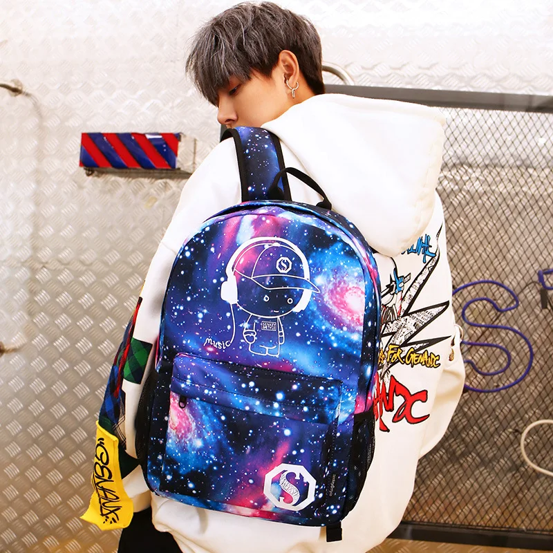 Luminous printed backpack child backpack for girls boys schoolbag primary junior high university children school bags bookbag
Luminous printed backpack child backpack for girls boys schoolbag primary junior high university children school bags bookbag