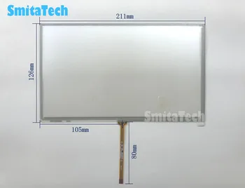 9.0 inch 211*126mm touch screen for car DVD navigation universal HSD090IDW1 AT090TN10 handwriting screen
9.0 inch 211*126mm touch screen for car DVD navigation universal HSD090IDW1 AT090TN10 handwriting screen