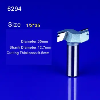 1/2*35mm Woodworking Dovetail Bit Knife Furniture of Rosewood Wood Cutter Tool 6294 
1/2*35mm Woodworking Dovetail Bit Knife Furniture of Rosewood Wood Cutter Tool 6294