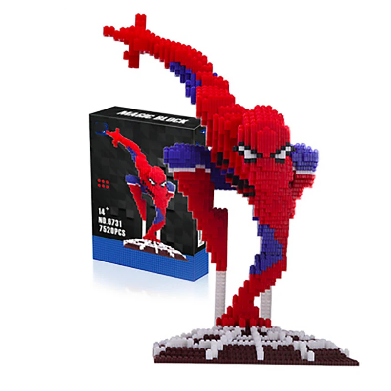 Series small particle building block puzzle toy adult children boy Weiman Avengers alliance spider-man decoration
Series small particle building block puzzle toy adult children boy Weiman Avengers alliance spider-man decoration