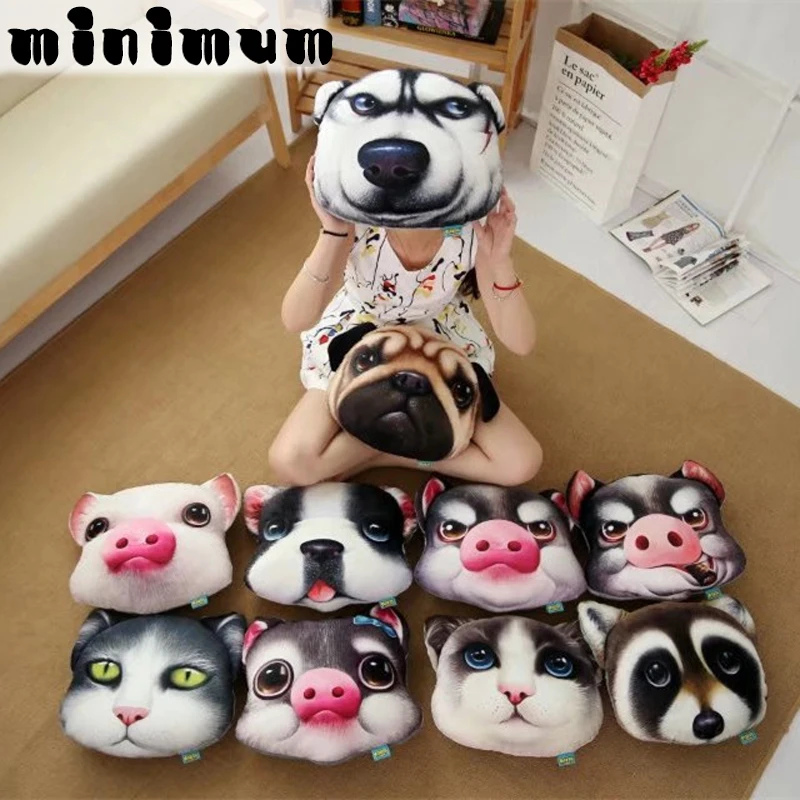 Animal Pillow 3D Printed Cat Pig Dog Face Car Seat Pillow Car Neck Pillow Headrest Lovely Auto Safety Headrest Car Interior
Animal Pillow 3D Printed Cat Pig Dog Face Car Seat Pillow Car Neck Pillow Headrest Lovely Auto Safety Headrest Car Interior