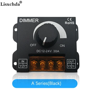30A LED Dimmer DC 12V 24V 360W Adjustable Brightness Lamp Bulb Strip Driver Single Color Light Power Supply Controller 5050 3528
30A LED Dimmer DC 12V 24V 360W Adjustable Brightness Lamp Bulb Strip Driver Single Color Light Power Supply Controller 5050 3528