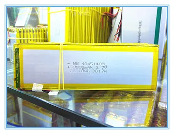 Free shipping 4045140 3.7 V lithium polymer battery tablet MID panel 3000 mah 
Free shipping 4045140 3.7 V lithium polymer battery tablet MID panel 3000 mah