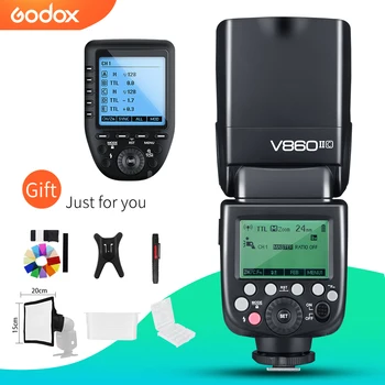 Godox V860II-C V860IIC Speedlite GN60 HSS 1/8000s TTL Flash Light with Xpro-C Wireless Flash Trigger Transmitter for Canon
Godox V860II-C V860IIC Speedlite GN60 HSS 1/8000s TTL Flash Light with Xpro-C Wireless Flash Trigger Transmitter for Canon