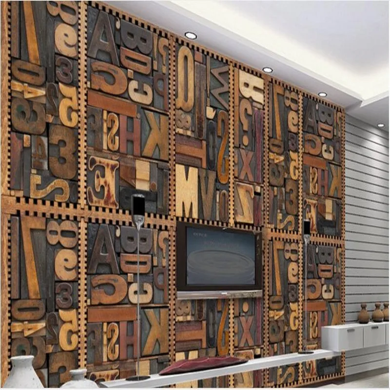 beibehang Custom large - scale murals European wood carvings alphabet 3D TV background wall wallpaper papel de parede
beibehang Custom large - scale murals European wood carvings alphabet 3D TV background wall wallpaper papel de parede
