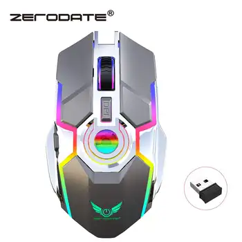 Wireless Gaming Mouse Rechargeable Gaming Mouse Silent Ergonomic 7 Keys RGB Backlit 1600 DPI mouse 2.4G Gamer Mice
Wireless Gaming Mouse Rechargeable Gaming Mouse Silent Ergonomic 7 Keys RGB Backlit 1600 DPI mouse 2.4G Gamer Mice