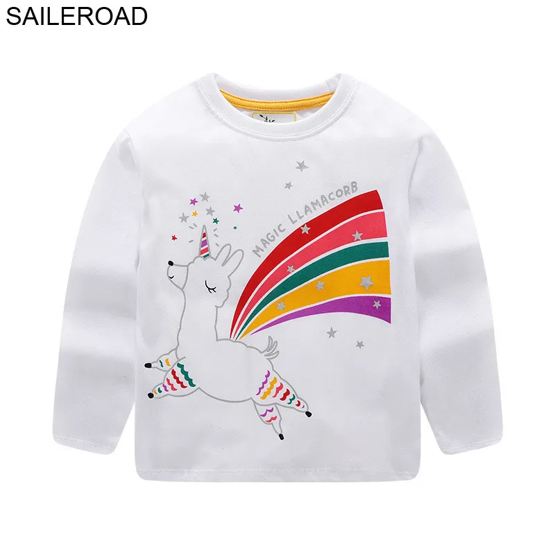 SAILEROAD Girls Long Sleeve Tops 7Years Unicorn Children Shirt for Girls Autumn New Kids Birthday T-shirt Camiseta Unicornio
SAILEROAD Girls Long Sleeve Tops 7Years Unicorn Children Shirt for Girls Autumn New Kids Birthday T-shirt Camiseta Unicornio