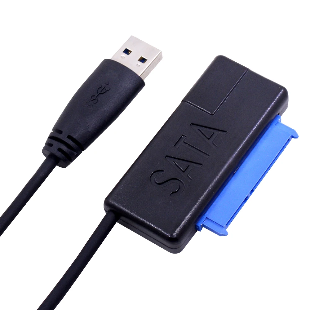 CHIPAL 5Gbps USB3.0 to 7+15 22Pin SATA Converter Adapter Cable Dual LED Indicator for 2.5'' SATA III SSD Hard Disk Drive
CHIPAL 5Gbps USB3.0 to 7+15 22Pin SATA Converter Adapter Cable Dual LED Indicator for 2.5'' SATA III SSD Hard Disk Drive
