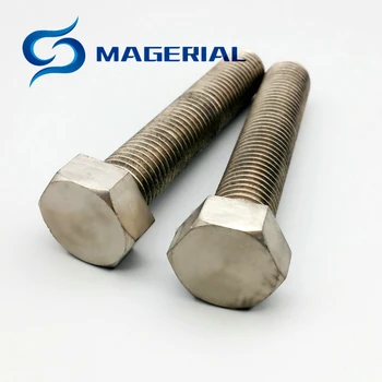 Ti Bolt M14 25mm -120mm Hex Titanium bolt original Ti color Outer Hexagon titanium screws Ti fastener DIN933 Pack of 4
Ti Bolt M14 25mm -120mm Hex Titanium bolt original Ti color Outer Hexagon titanium screws Ti fastener DIN933 Pack of 4