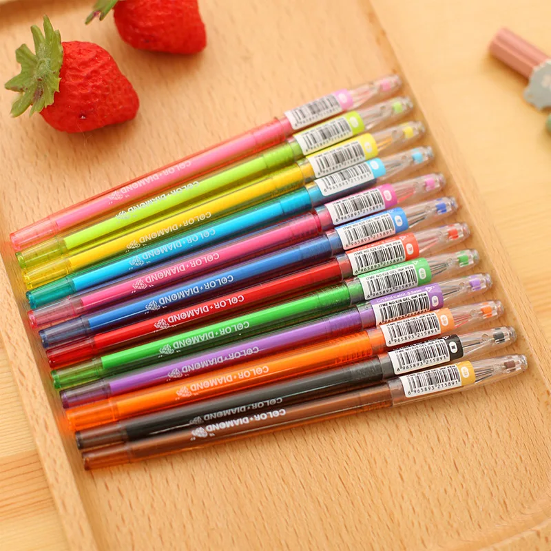 5 Pcs/lot Diamond Head Gel Pens Candy Color Korean Students Writing Signing Pens Creative School Office Supply Stationery Gifts
5 Pcs/lot Diamond Head Gel Pens Candy Color Korean Students Writing Signing Pens Creative School Office Supply Stationery Gifts