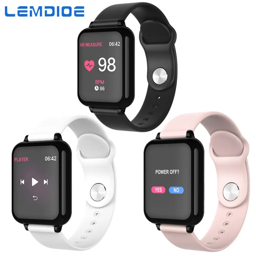 LEMDIOE dropshipping b57 smart watch men women Heart Rate Blood Pressure Monitor Call Message Reminder Fitness Tracker
LEMDIOE dropshipping b57 smart watch men women Heart Rate Blood Pressure Monitor Call Message Reminder Fitness Tracker