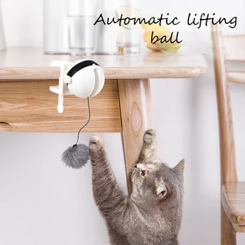 Funny Cat Teaser Toy Lifting Ball Electric Flutter Rotating Lifting Hairball Interactive Cat Can Play By Itself Training Tool
Funny Cat Teaser Toy Lifting Ball Electric Flutter Rotating Lifting Hairball Interactive Cat Can Play By Itself Training Tool