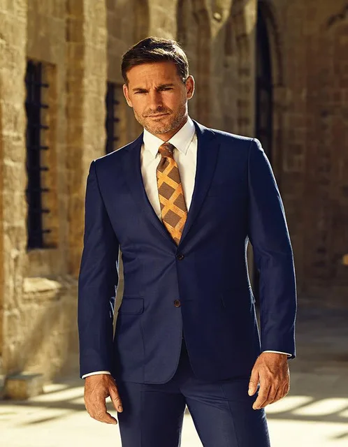2018 Hot Sale Blue Notched Lapel Grooms Tuxedos Wedding Suits For Men Slim Fit Mens Suits Groomsmen Suit (jacket+pants)
2018 Hot Sale Blue Notched Lapel Grooms Tuxedos Wedding Suits For Men Slim Fit Mens Suits Groomsmen Suit (jacket+pants)