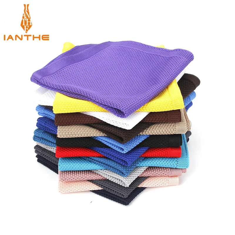 2018 Brand New Casual Knitted Pocket Square Polyester Hanky Solid Color Navy Business Handkerchief For Men Knitting Chest Towel
2018 Brand New Casual Knitted Pocket Square Polyester Hanky Solid Color Navy Business Handkerchief For Men Knitting Chest Towel