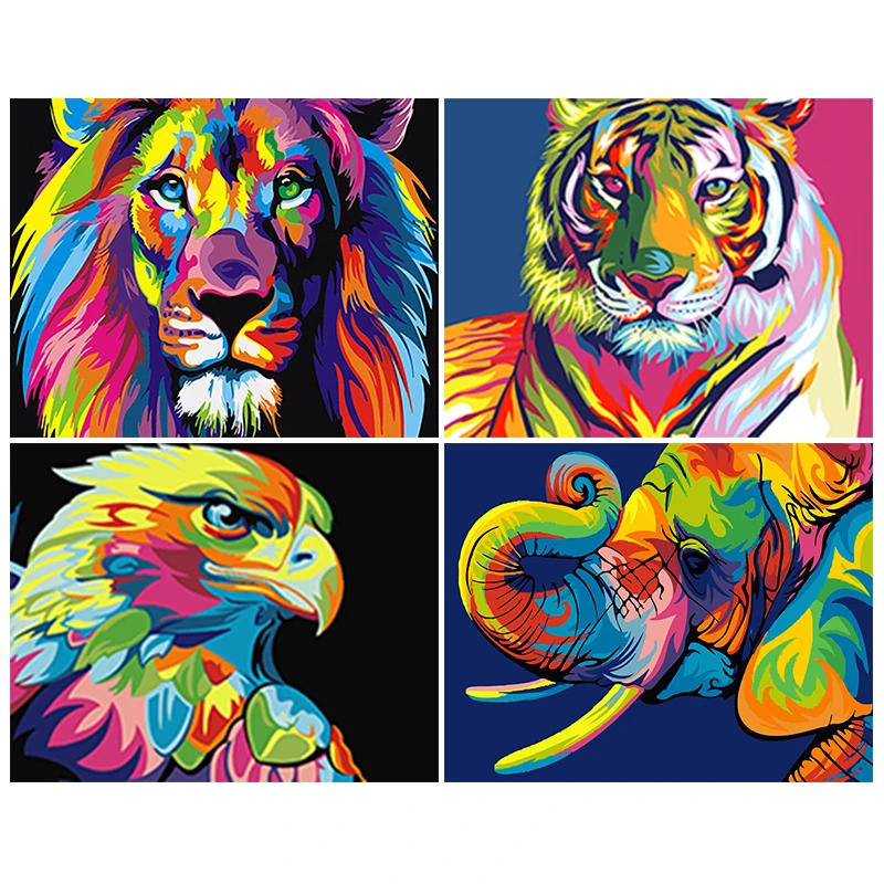 colour lion tiger eagle elephant animal 5D Diamond Embroidery diy diamond painting mosaic full square/round drill wall painting
colour lion tiger eagle elephant animal 5D Diamond Embroidery diy diamond painting mosaic full square/round drill wall painting