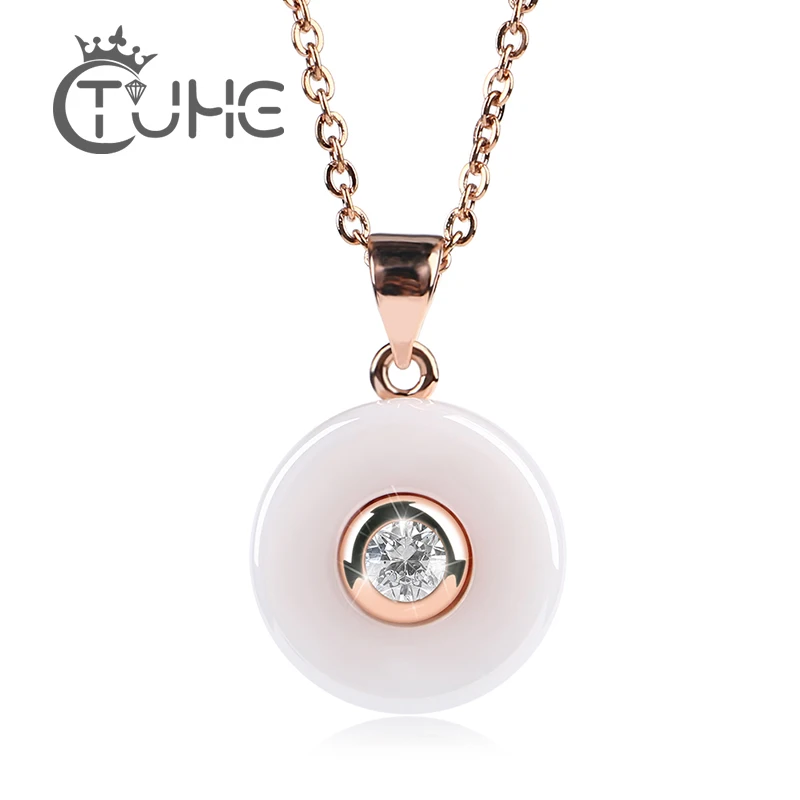 2018 Shiny Paved Tiny Crystal Circle Round Necklaces & Pendants Silver/Rose Gold Color Ceramic Chain Jewelry For Women Wholesale
2018 Shiny Paved Tiny Crystal Circle Round Necklaces & Pendants Silver/Rose Gold Color Ceramic Chain Jewelry For Women Wholesale