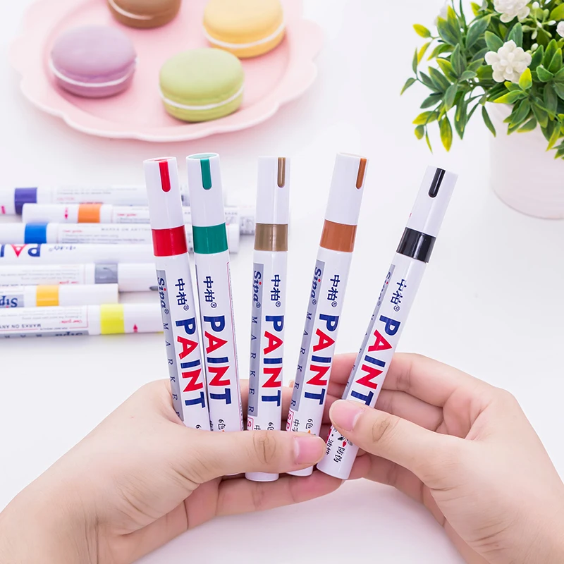 LifeMaster Sipa Paint Marker 1mm 12 Colors Available Gold/Silver/Pink/White Mark on Everything
LifeMaster Sipa Paint Marker 1mm 12 Colors Available Gold/Silver/Pink/White Mark on Everything