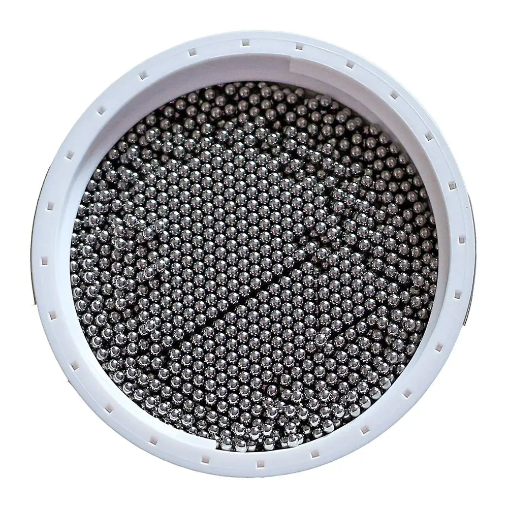 Фото 2 мм 2000 шт AISI 304 G25 шарики из нержавеющей стали для шарикоподшипника  | Шарики клапана (32716408032)