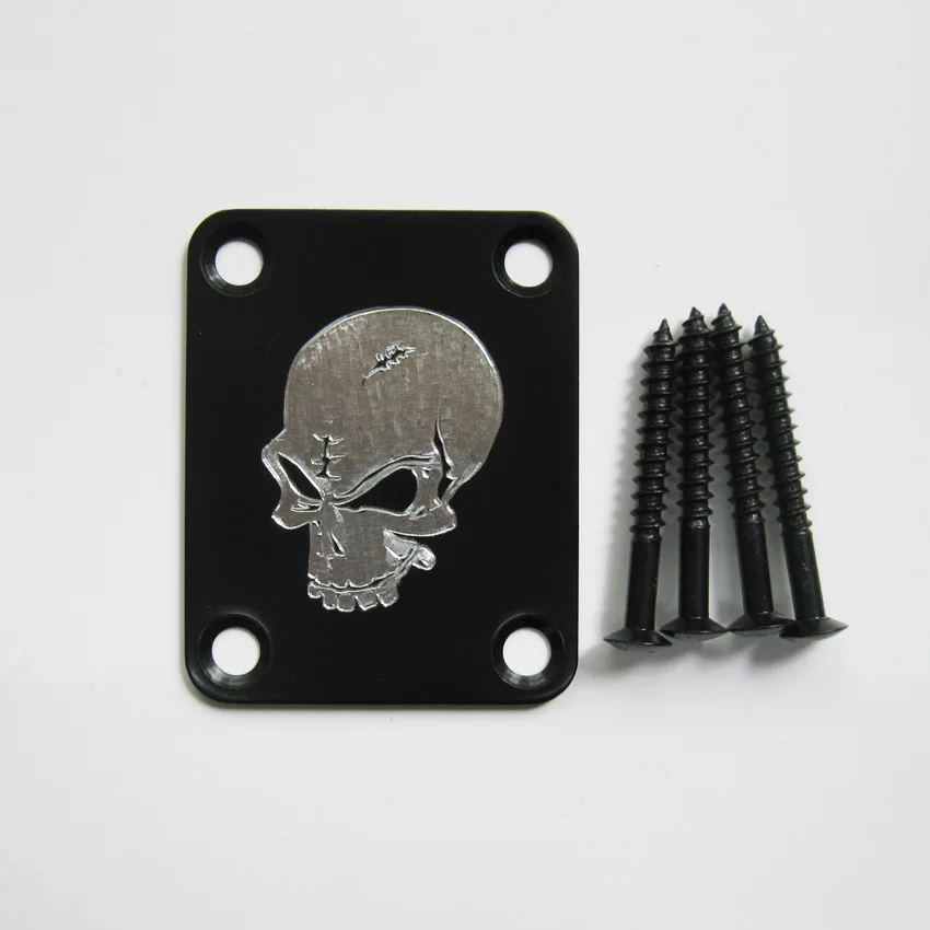 Free shipping custom metal neck plate hand engraved skeleton pattern fits electric guitar neckplate for personality guitars
Free shipping custom metal neck plate hand engraved skeleton pattern fits electric guitar neckplate for personality guitars
