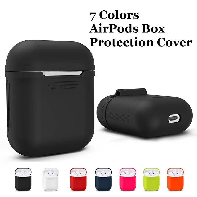 Shock Proof Skin Cover Silicone Cover Protection Case for iPhone 7 AirPods Earphone Box Case
Shock Proof Skin Cover Silicone Cover Protection Case for iPhone 7 AirPods Earphone Box Case