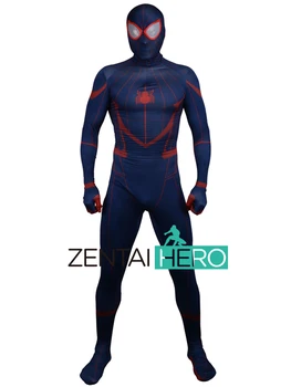 Free Shipping DHL NEW 3D Printed Dark Blue Miles Morales Civil War Spiderman Superhero Costume For Adult Halloween Cosplay Suit
Free Shipping DHL NEW 3D Printed Dark Blue Miles Morales Civil War Spiderman Superhero Costume For Adult Halloween Cosplay Suit