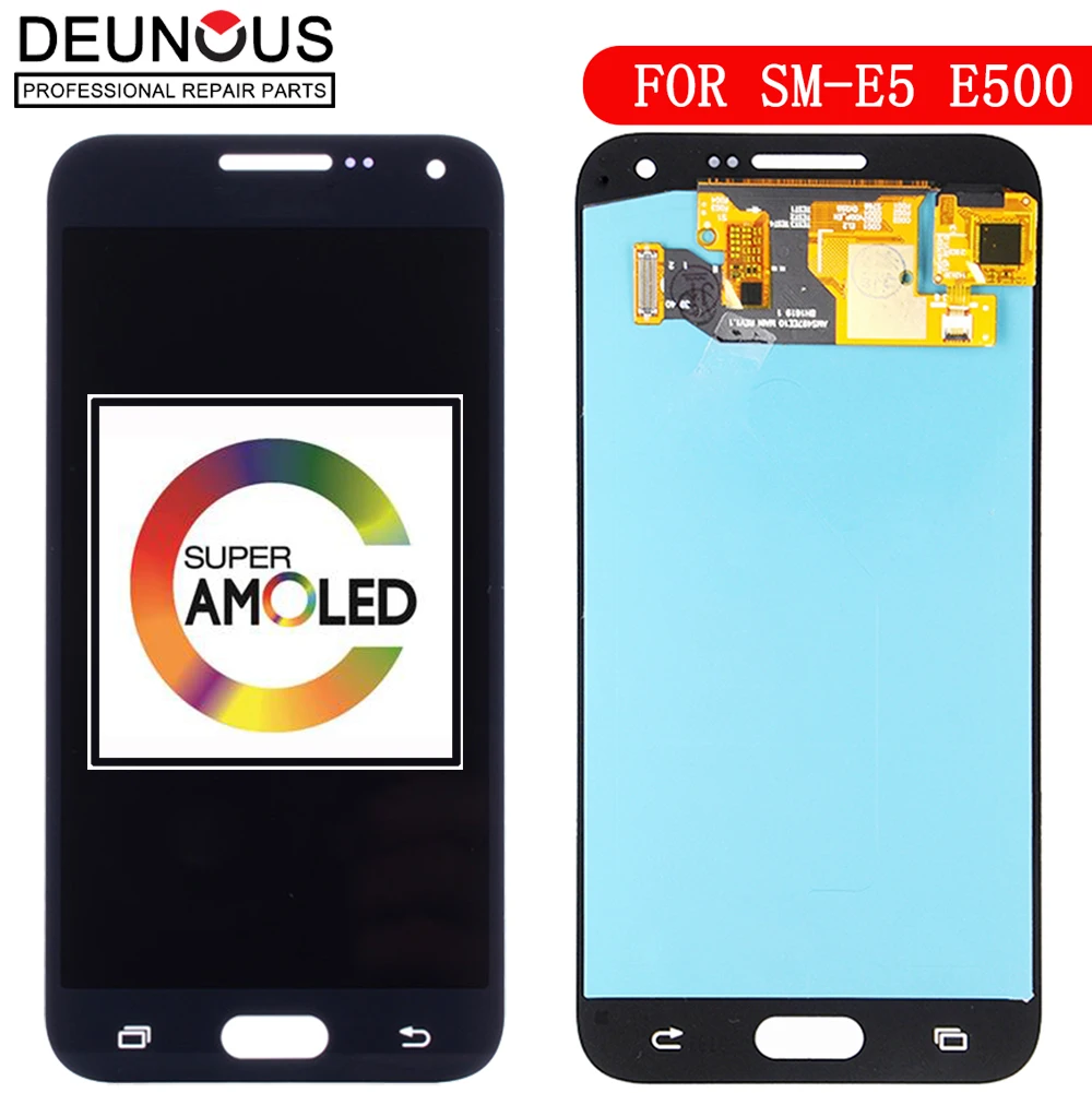 Сенсорный ЖК-дисплей AMOLED для Samsung Galaxy E5 дигитайзер сенсорного экрана в сборе E500