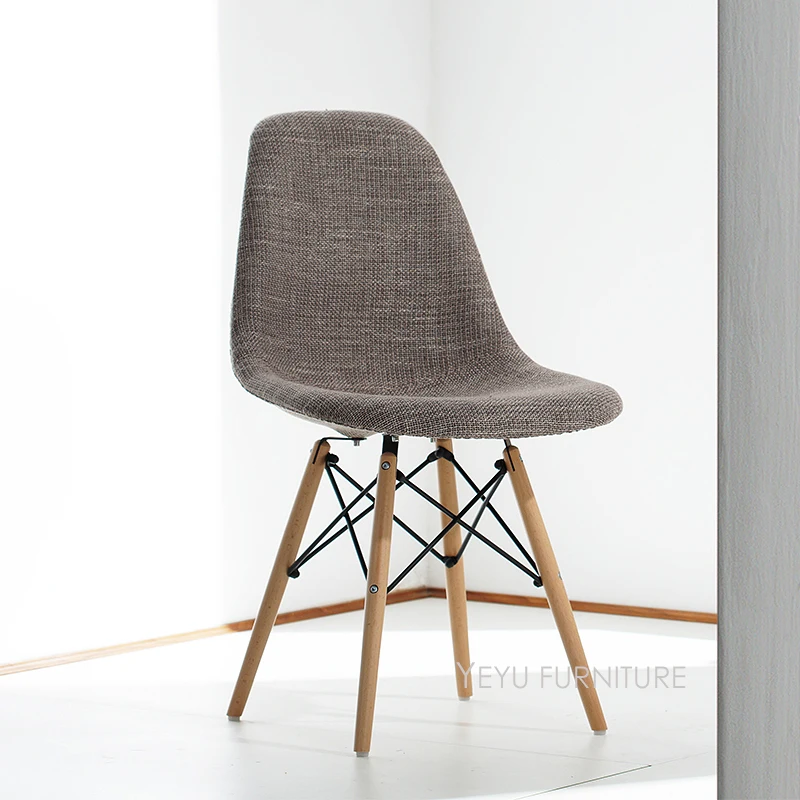 Modern Design Upholstered fashion Dining side chair Fabric Soft Cover padded plastic solid wooden leg Leisure study office Chair
Modern Design Upholstered fashion Dining side chair Fabric Soft Cover padded plastic solid wooden leg Leisure study office Chair