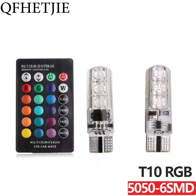 QFHETJIE 2pcs Silicone 16 Color Atmosphere Lamp 5050-6SMD Car Display Width Lamp RGB Car LED Colorful Small Lamp for All Cars
QFHETJIE 2pcs Silicone 16 Color Atmosphere Lamp 5050-6SMD Car Display Width Lamp RGB Car LED Colorful Small Lamp for All Cars