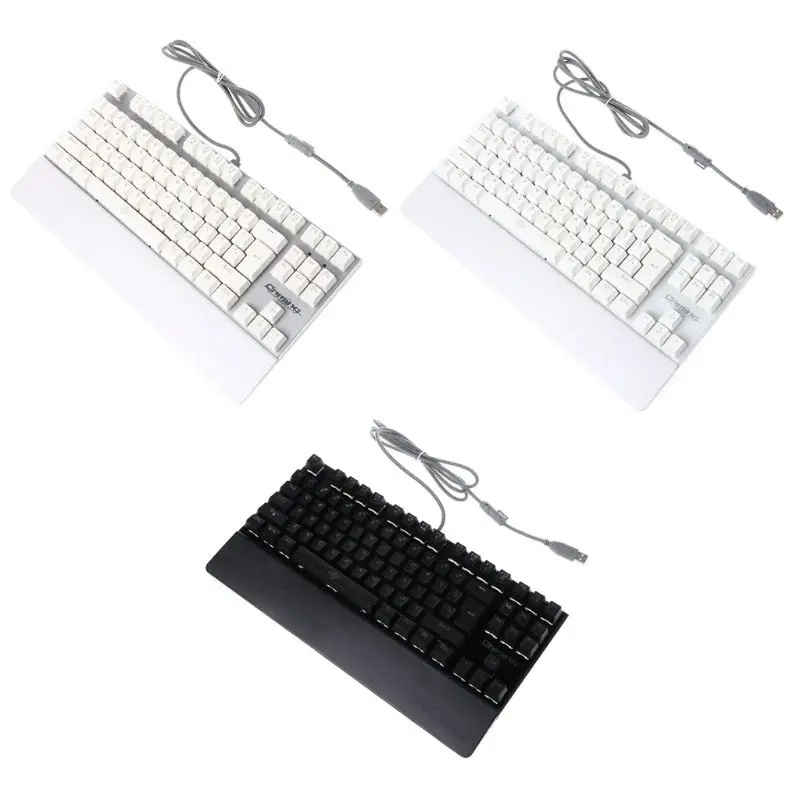 Mechanical Keyboard USB Wired Colorful LED Backlight 87 Keys Anti-Ghosting Gaming Accessories
Mechanical Keyboard USB Wired Colorful LED Backlight 87 Keys Anti-Ghosting Gaming Accessories