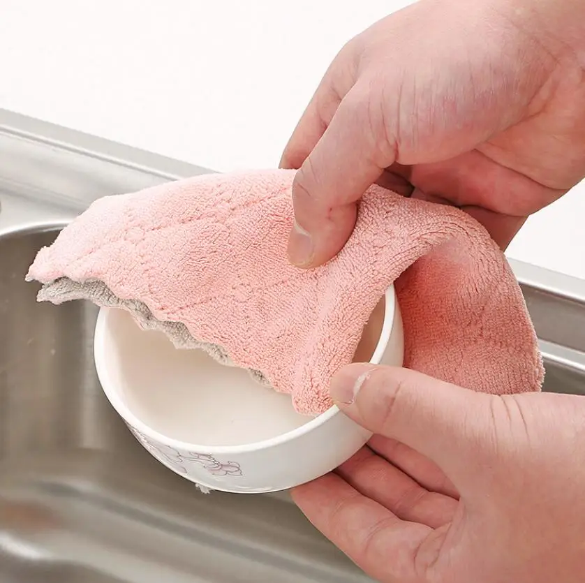double color Microfibe Washing Towel Super Absorbent Clean Cloth Magic Kitchen Cleaning Wiping Rag Dishcloth Wash Hand Towel
double color Microfibe Washing Towel Super Absorbent Clean Cloth Magic Kitchen Cleaning Wiping Rag Dishcloth Wash Hand Towel