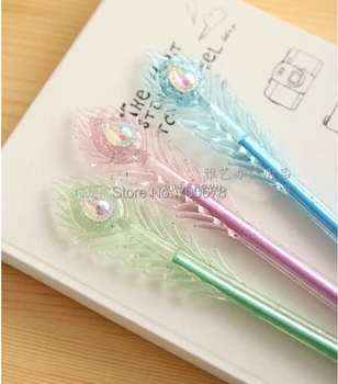 wholesale 48pcs/pack 0.38mm fresh diamond peacock style gel pen unisex pen supermarket promotion gift children prize 
wholesale 48pcs/pack 0.38mm fresh diamond peacock style gel pen unisex pen supermarket promotion gift children prize