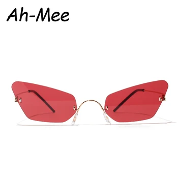 Small Cat Eye Sunglasses Women Retro Cateye Sunglass Brand Designer Female Eyewear Rimless Rectangle Colorful Lens Shades
Small Cat Eye Sunglasses Women Retro Cateye Sunglass Brand Designer Female Eyewear Rimless Rectangle Colorful Lens Shades