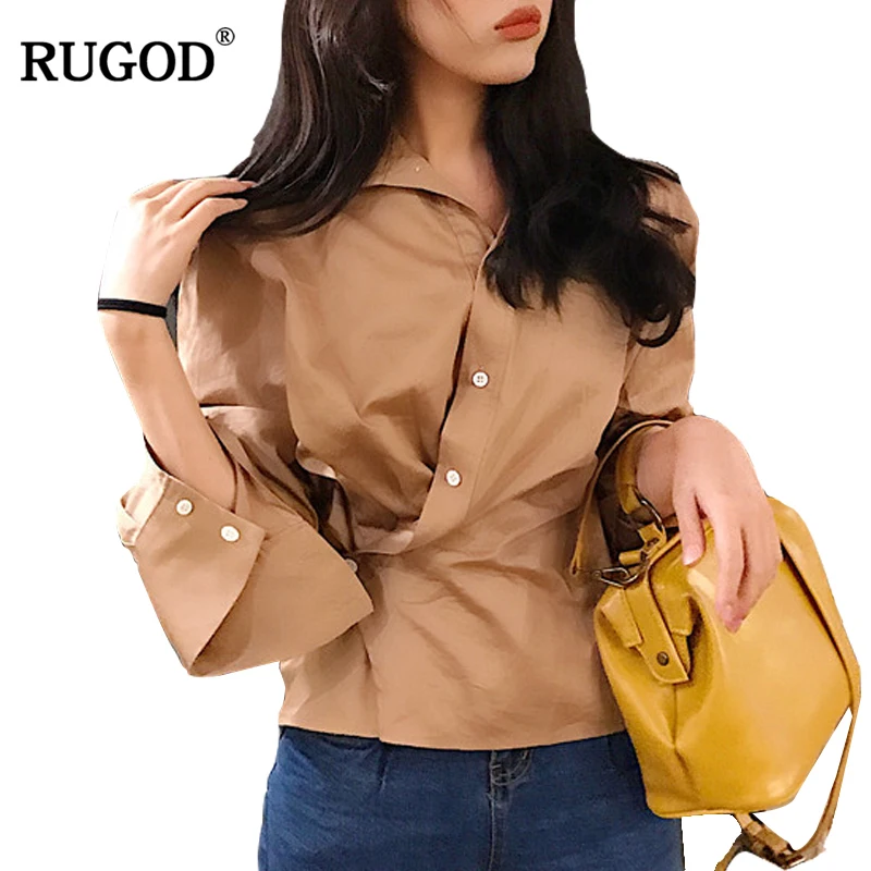 RUGOD Casual Women Tops 2018 New Arrival Spring Summer Autumn Female Shirt long Elegant Office Lady Tops blusa feminina
RUGOD Casual Women Tops 2018 New Arrival Spring Summer Autumn Female Shirt long Elegant Office Lady Tops blusa feminina