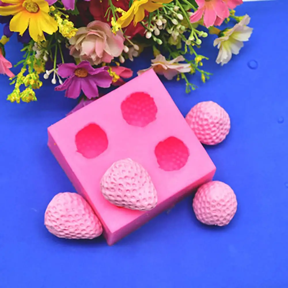 3D Big Strawberry Silicone Fondant Icing Mould Wedding Cake Mold Decoration patisserie outils accessoires Silicone forms DIY
3D Big Strawberry Silicone Fondant Icing Mould Wedding Cake Mold Decoration patisserie outils accessoires Silicone forms DIY