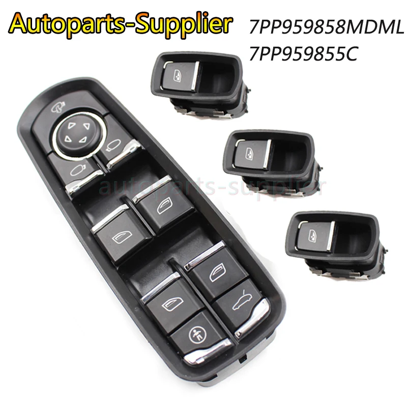YAOPEI switch+button 7PP959858MDML 7PP959855C 13PINS For Porsche Panamera Cayenne Electric Power Window Control Switch
YAOPEI switch+button 7PP959858MDML 7PP959855C 13PINS For Porsche Panamera Cayenne Electric Power Window Control Switch