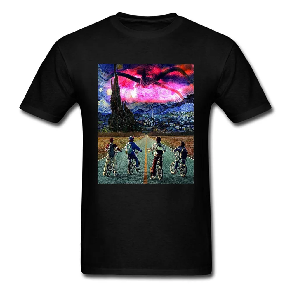T-shirt Men Stranger Things Starry Night Tshirt Van Gogh Demongorgon Painting T Shirts 100% Cotton Short Sleeve Tops Tees Marvel
T-shirt Men Stranger Things Starry Night Tshirt Van Gogh Demongorgon Painting T Shirts 100% Cotton Short Sleeve Tops Tees Marvel