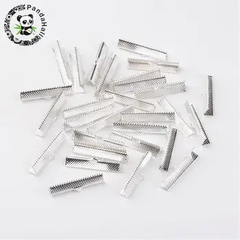35x8x5mm Silver Color Terminators Iron Ribbon Crimp Ends Metal Jewelry Findings hole: 1mm 100pcs/lot
35x8x5mm Silver Color Terminators Iron Ribbon Crimp Ends Metal Jewelry Findings hole: 1mm 100pcs/lot