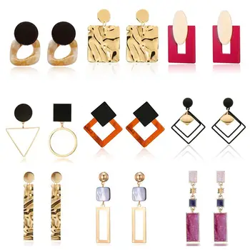 HOT 30 Style Korea Handmade Wooden Drop Earrings New Fashion Geometric Long Acrylic Metal Earrings modern Jewelry
HOT 30 Style Korea Handmade Wooden Drop Earrings New Fashion Geometric Long Acrylic Metal Earrings modern Jewelry