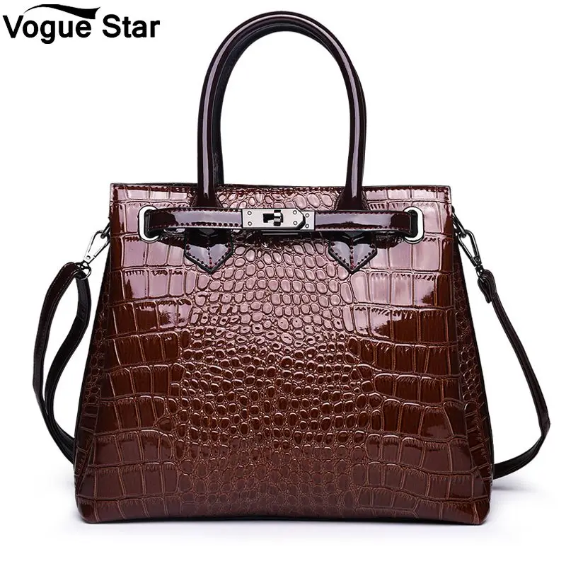 Женская сумка Высококачественная с крокодиловым узором роскошная дизайнерская
