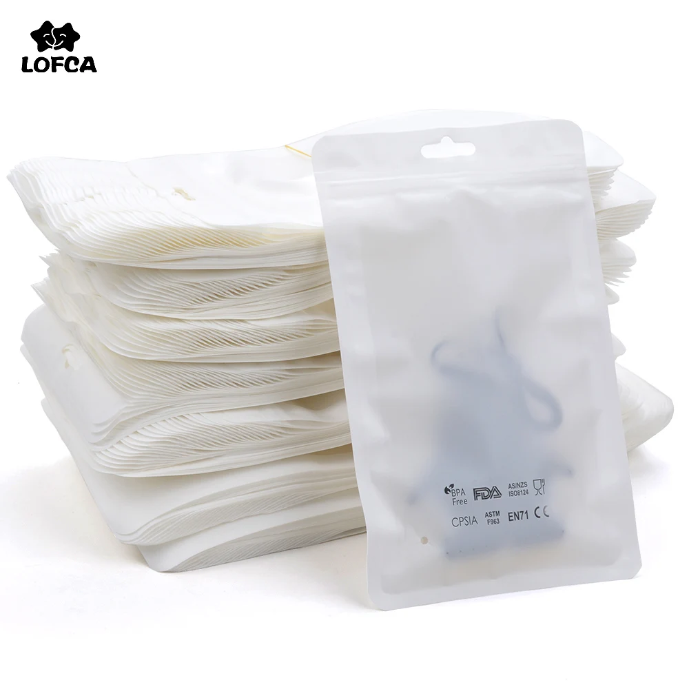 LOFCA 10pcs Plastic Bags Jewelry Packaging & Display Accessory Safety BPA Free Logo Silicone Beads Package Display Bags 2 Sizes
LOFCA 10pcs Plastic Bags Jewelry Packaging & Display Accessory Safety BPA Free Logo Silicone Beads Package Display Bags 2 Sizes