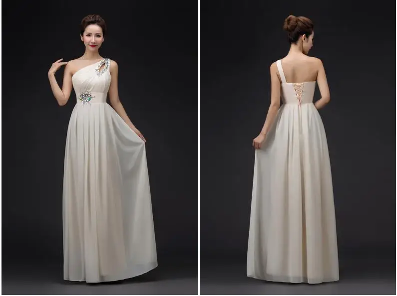 DongCMY 2017 new long design Evening dress party one shoulder vestido longo Lace-up plus size formal CG002 15